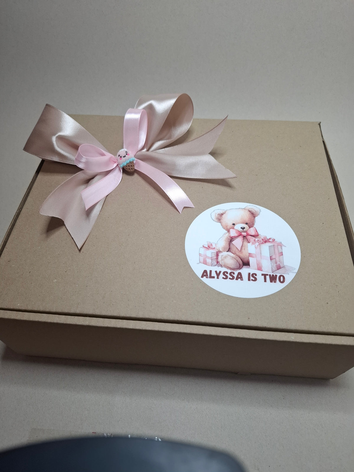 Birthday Treat box - teddy