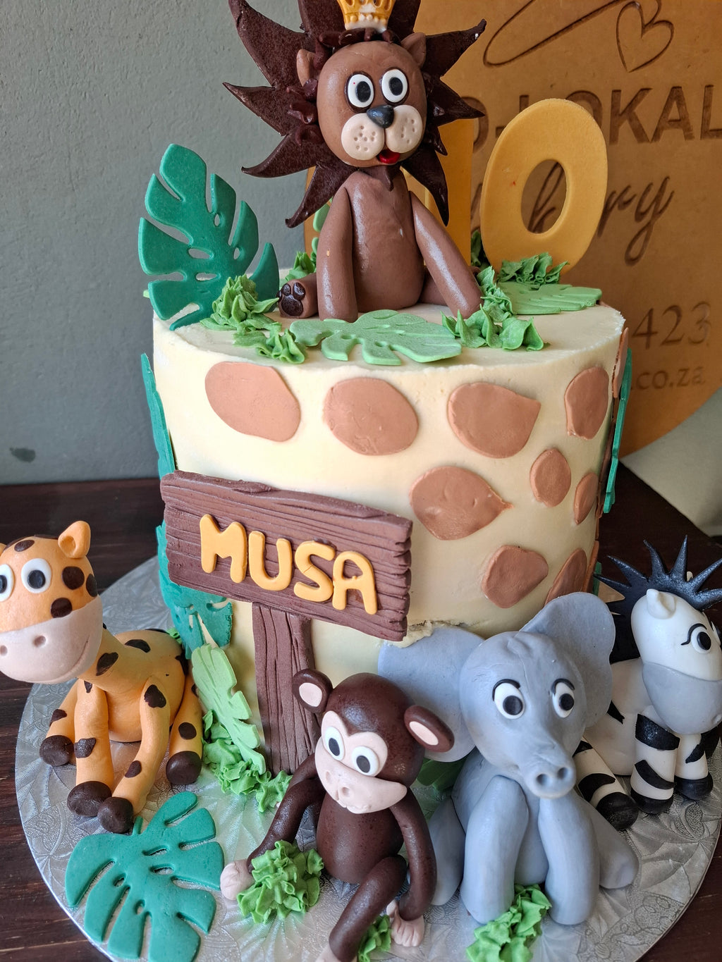 Jungle Safari Birthday Cake
