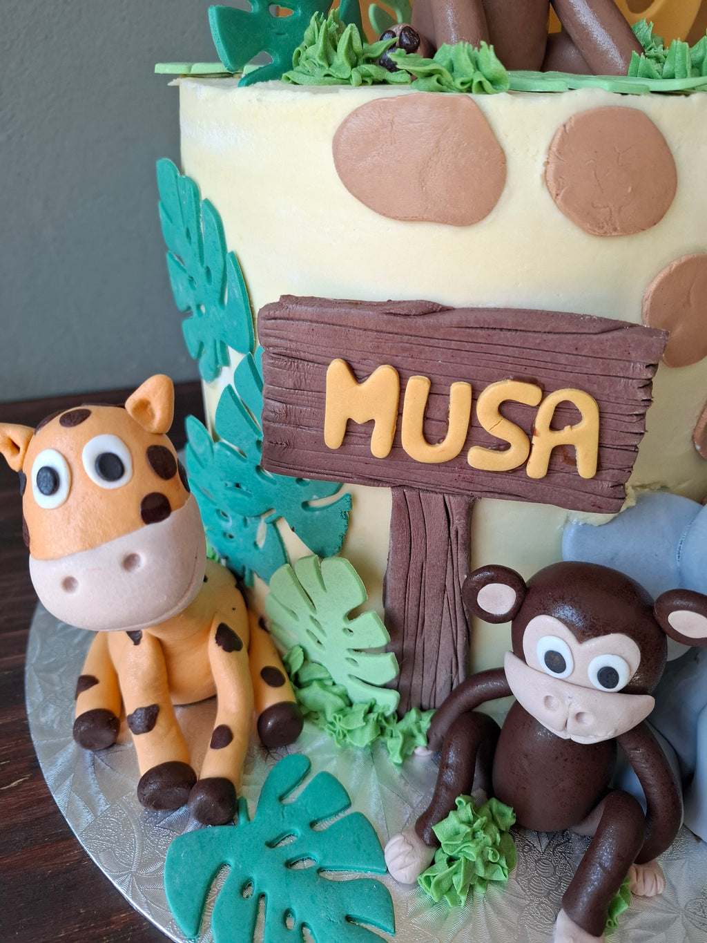 Jungle Safari Birthday Cake