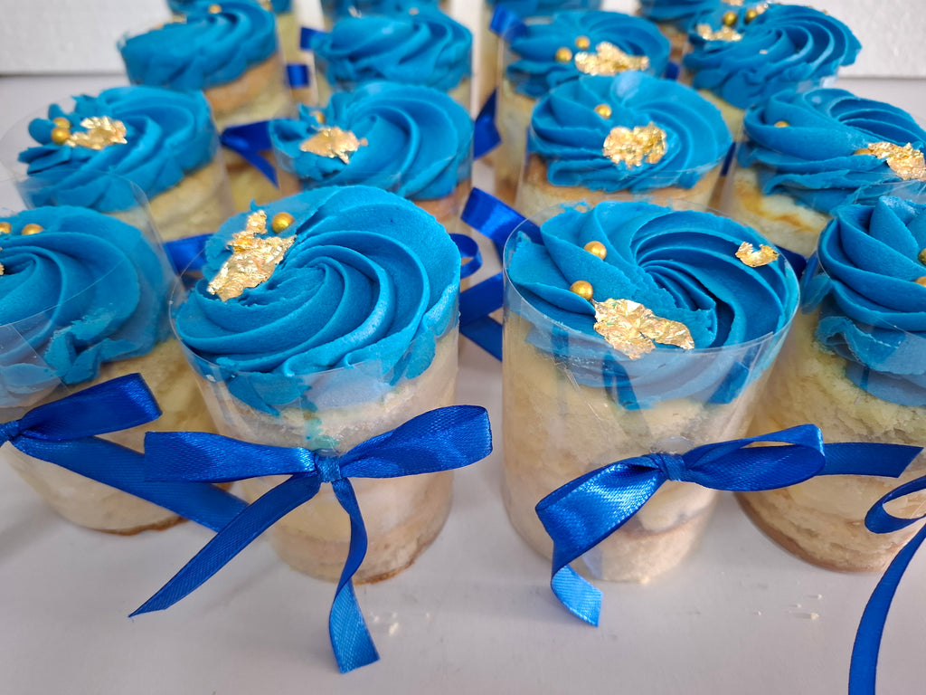 Royal Blue Celebration Cake Cups