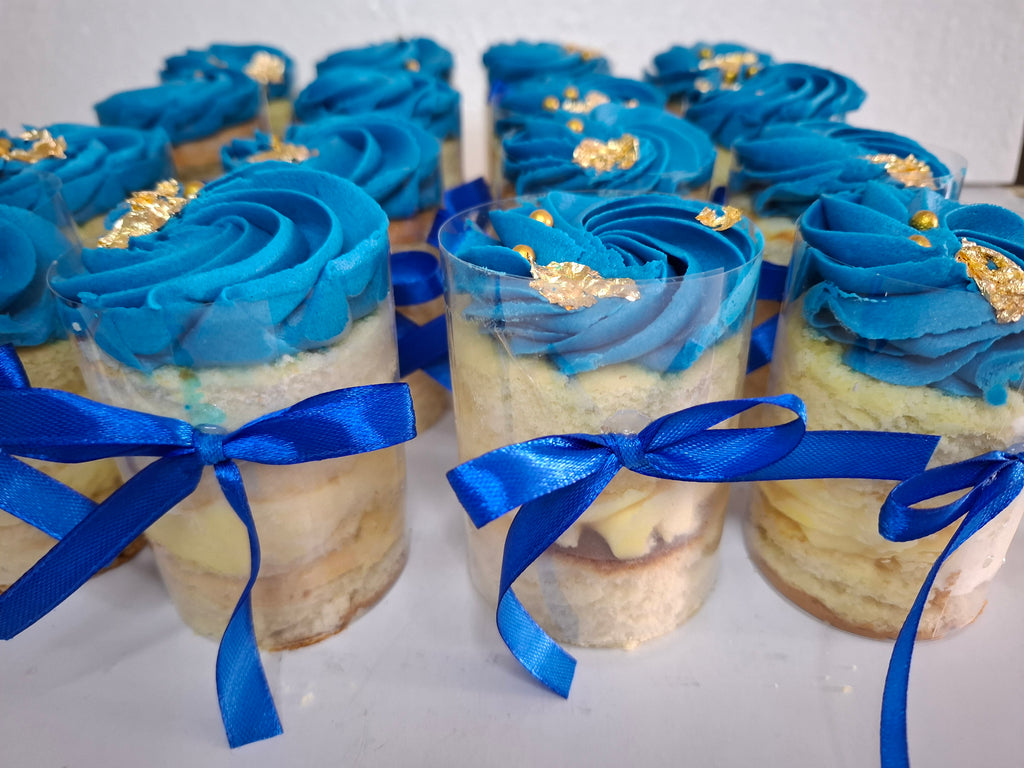 Royal Blue Celebration Cake Cups