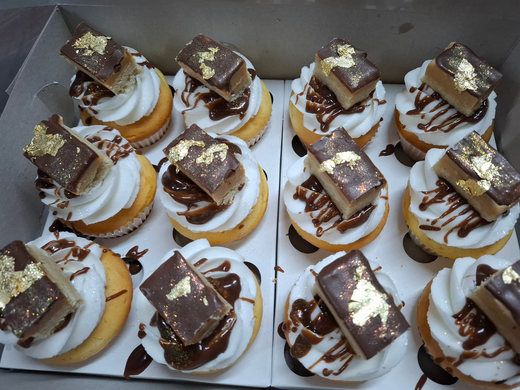 Millionaire Shortbread Cupcakes