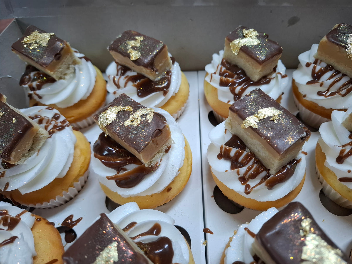 Millionaire Shortbread Cupcakes