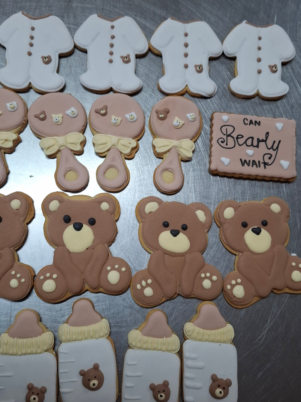 “Can Bearly Wait” Baby Shower Cookies