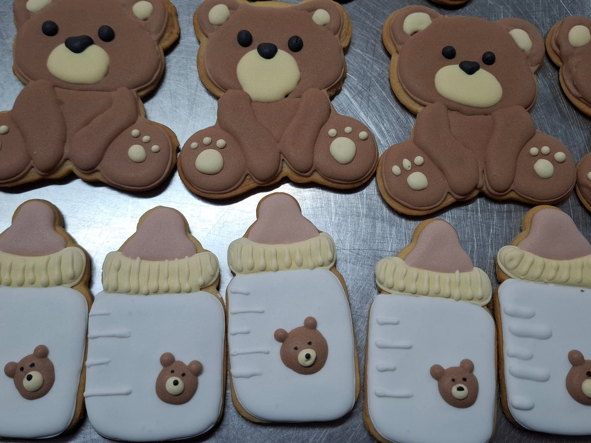 “Can Bearly Wait” Baby Shower Cookies