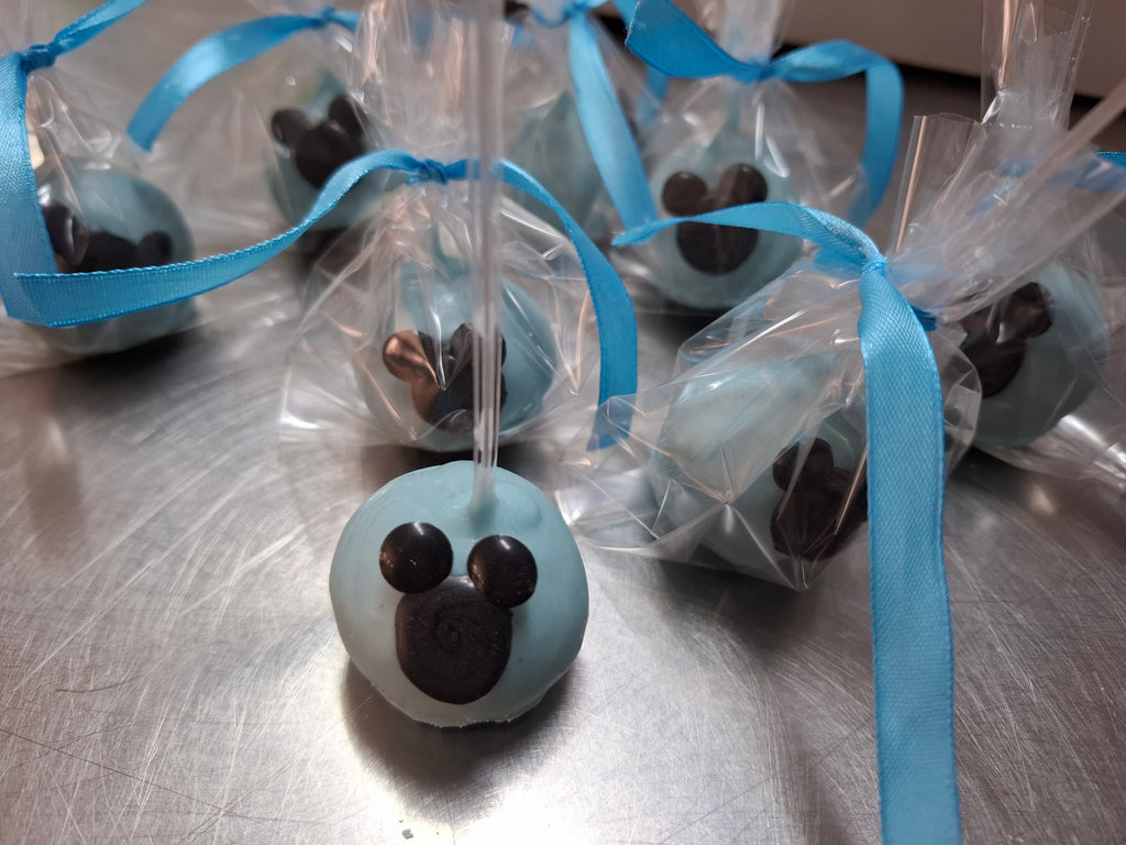 Baby Blue Mickey-Inspired Cake Pops