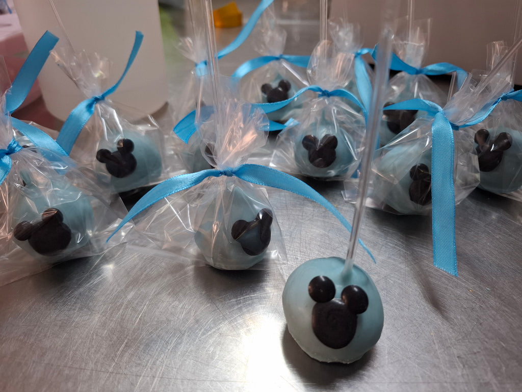 Baby Blue Mickey-Inspired Cake Pops