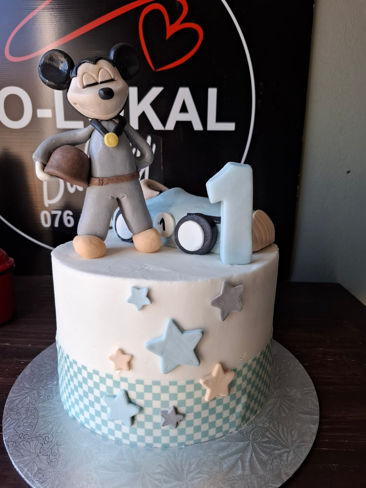 Mickey Mouse Racing Adventure Cake | 20 cm, 2 Layers