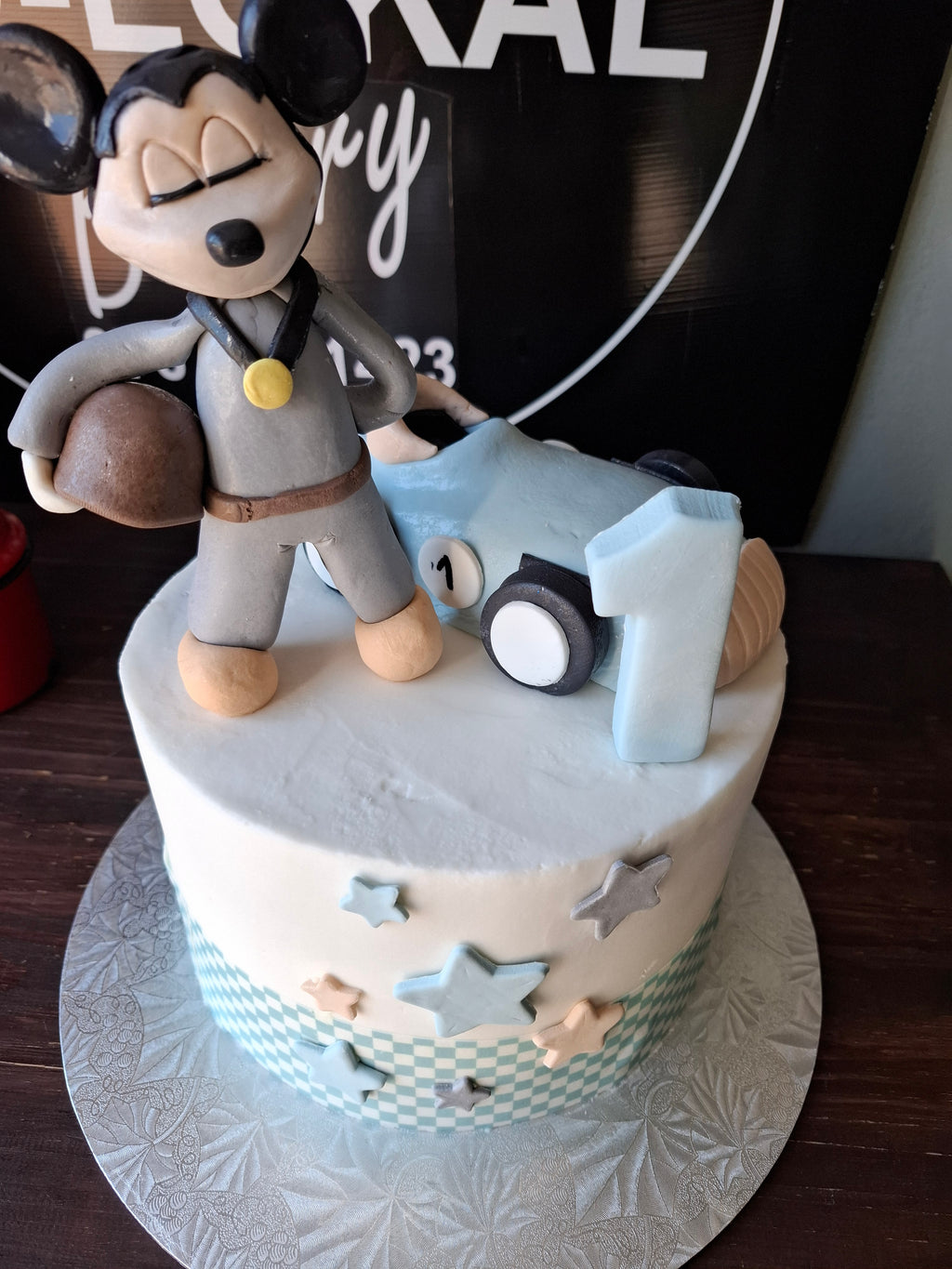Mickey Mouse Racing Adventure Cake | 20 cm, 2 Layers