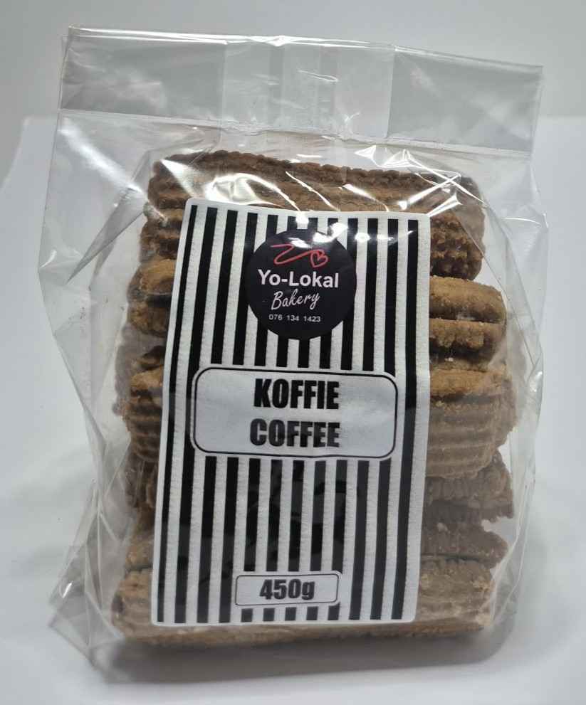 Homemade Coffee Biscuits 450g – South African Handcrafted Baked Biscuits