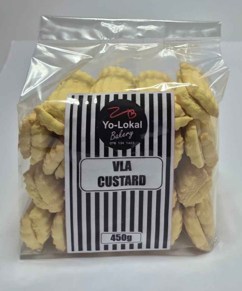 Homemade Custard Biscuits 450g – Traditional South African Baked Biscuits